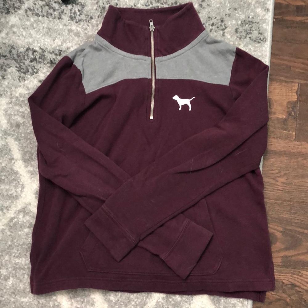 PINK QUARTER ZIP